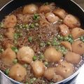 もこもこtrain's cooksnap of when they made 新じゃがとグリンピースのそぼろ煮.