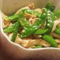カナkana's cooksnap of when they made 大量消費！絹さやと鶏胸肉の胡麻和え.