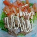 キングピット's cooksnap of when they made サバ味噌煮缶の簡単サラダ.
