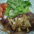 ゆうゆ0826's cooksnap of when they made 絶品！キノコステーキ.