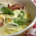 まーきー♪'s cooksnap of when they made 簡単★うま！スナップエンドウマヨグラタン.