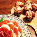 maroo's cooksnap of when they made 簡単ふわふわいちごマフィン♡.