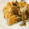 shimaru's cooksnap of when they made カジキのソテー、にんにくねぎソース.