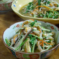 ぽんず推し！'s cooksnap of when they made 水菜ときのこの煮びたし.