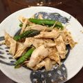 YUKA7575's cooksnap of when they made アスパラささみ胡麻和え.