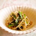 あんピンク's cooksnap of when they made にらともやしのシャキ②にんにく風味ナムル.