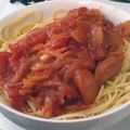 hirahirann's cooksnap of when they made 簡単パスタ☆濃厚なトマトとチーズのパスタ.