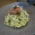 yuba_holic's cooksnap of when they made スモークサーモンの濃厚クリームパスタ♪.