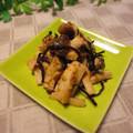 まろんかふぇ's cooksnap of when they made レンジと塩昆布で♪エリンギのごま和え.