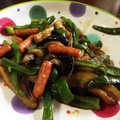 ひなラブママ's cooksnap of when they made 簡単☆ピーマンとなすの和風煮.
