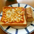 msft5632's cooksnap of when they made コーンたっぷりチーズトースト.