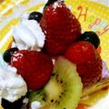 ミクロ３３'s cooksnap of when they made シンプル❤苺のショートケーキ.