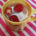 るらちゃん's cooksnap of when they made イチゴとカルピスだけ☆簡単デザート.