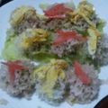 ☆virago☆'s cooksnap of when they made ひな祭り＆お祝いに♪紅白もち米蒸しだんご.
