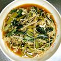 ずぼらこちゃん's cooksnap of when they made 簡単！小松菜ともやしのオイマヨ卵炒め☆.