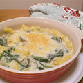 woochee's cooksnap of when they made 牡蠣とほうれん草のグラタン.