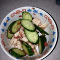 ken4508's cooksnap of when they made きゅうりとささみの梅肉和え.