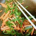 はるか＊ワーママ's cooksnap of when they made 簡単☆にんじんとピーマンのきんぴら.
