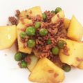 ppio's cooksnap of when they made 新じゃがとグリンピースのそぼろ煮.