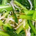 gemkaachan's cooksnap of when they made 小松菜ともやしのナムル.