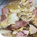 あおりんごAlice's cooksnap of when they made 春キャベツとハムのたまご炒め.