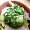 くまさん0402's cooksnap of when they made 小松菜　すり胡麻のおひたし.