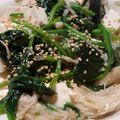 kucina's cooksnap of when they made サラダほうれん草と豆腐のキノコサラダ.