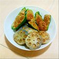 ハクサマ's cooksnap of when they made お弁当に！れんこんとミンチのはさみ焼き.
