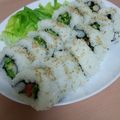 かのん☆ミ's cooksnap of when they made 簡単おしゃれ♪カリフォルニアロール.