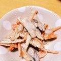 mugi918's cooksnap of when they made ローカロリー！ゴボウサラダ.