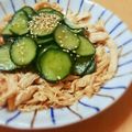 ｎａｃｏ∞'s cooksnap of when they made ささ身とキュウリの胡麻酢和え♪.
