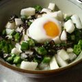 えつエツ's cooksnap of when they made 長芋＆オクラ＆塩昆布の温玉のっけ丼☆.