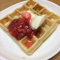 aya06ken12's cooksnap of when they made サクサク～★ワッフル♬.