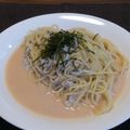 ★まみむ★'s cooksnap of when they made 明太子としらすのパスタ.