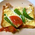まみこちゃん☆'s cooksnap of when they made トマト＆チーズのオープンオムレツ　.