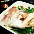 Hachi0826's cooksnap of when they made レンジで簡単！鯛のあらの酒蒸し.