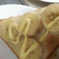 MAX♡'s cooksnap of when they made ☆ばななマヨマヨトースト☆.