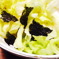 sarucha's cooksnap of when they made 簡単！レタスと海苔の和風サラダ♪.