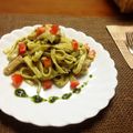 yk1112's cooksnap of when they made ジェノバクリームパスタ★.