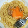 w^_.-w's cooksnap of when they made 簡単おいしい☆和風納豆玉パスタ.