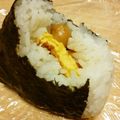 サニー大好き's cooksnap of when they made ＊卵焼きとウインナーの具＊おにぎり.