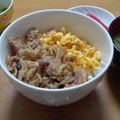 あまきゃま's cooksnap of when they made 安上がり☆豚コマ丼.
