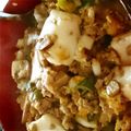 nisanco's cooksnap of when they made お豆腐と挽き肉の卵丼.