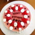 〓Nico〓's cooksnap of when they made ✿イチゴたっぷりチーズケーキ✿.