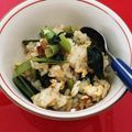 ☆すうたん☆'s cooksnap of when they made 簡単！ゴマ油香る♪パラパラ小松菜炒飯♪.