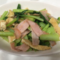 Ri＊Na's cooksnap of when they made お弁当に♪小松菜とハムと油揚げの炒め煮.