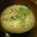 みゆきどん's cooksnap of when they made キャべツとあげ玉と塩昆布のお味噌汁.