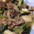 かおかおまろん's cooksnap of when they made 豚肉と小松菜の柚子胡椒ポン酢炒め.