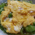 ひろだいしーず's cooksnap of when they made 簡単★レタス炒めの玉子のせ.