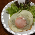 Ruriluru's cooksnap of when they made 目玉焼きしらすのせ☝目玉焼きでカルシウム.